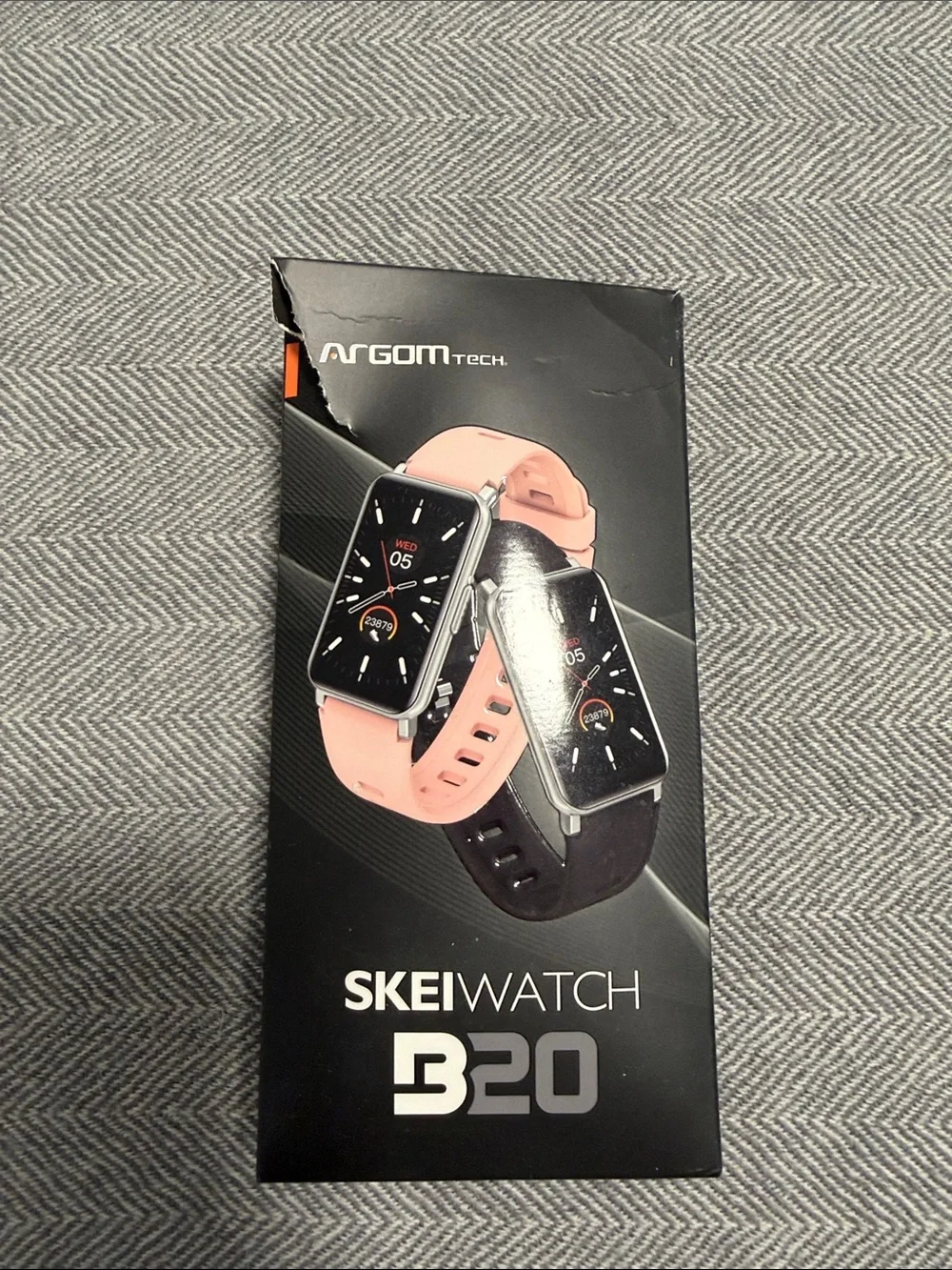 New! SKEIWatch B20 Smartwatch - Black/Pink